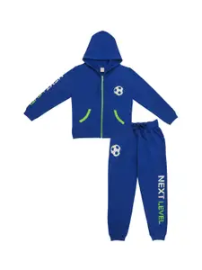 Clothe Funn Boys Printed Cotton Tracksuits