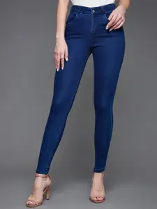 Miss Chase Women Skinny Fit High-Rise Stretchable Cotton Jeans