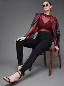 Miss Chase Women Skinny Fit High-Rise Stretchable Cotton Jeans