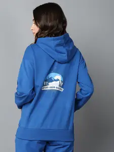 Roadster Women Graphic Printed Hooded Sweatshirt