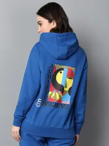 Roadster Women Graphic Printed Hooded Sweatshirt