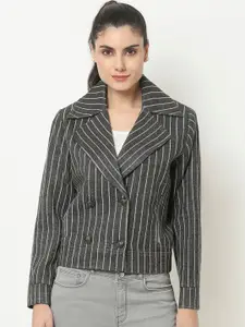 Knitstudio Women Double Breasted Knitted Blazer
