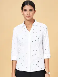 Annabelle by Pantaloons Printed Classic Formal Shirt