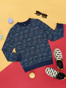 YU by Pantaloons Boys Abstract Printed Pullover Sweatshirt
