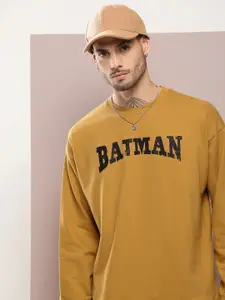 Kook N Keech Men Batman Printed Pure Cotton Sweatshirt