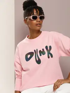 Kook N Keech Women Typography Printed Sweatshirt