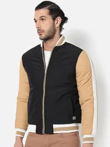 Campus Sutra Colourblocked Windcheater Puffer Jacket