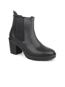 Inc 5 Women Casual Block-Heeled Chelsea Boots