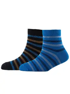 Cotstyle Men Pack Of 2 Patterned Cotton Ankle Length Socks