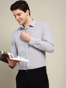 INVICTUS Standard Micro Ditsy Printed Pure Cotton Formal Shirt