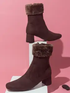 Inc 5 Women Mid-Top Blocked Winter Boots