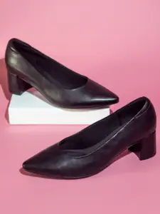 Inc 5 Women Black Loafers