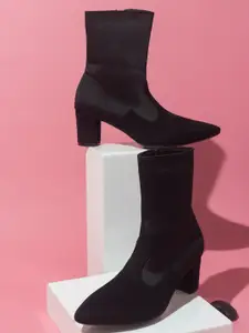 Inc 5 Women Pointed Toe High-Top Regular Boots