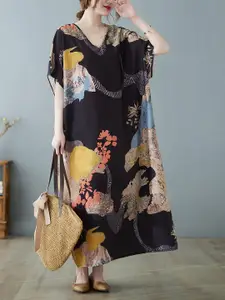 JC Mode Multicoloured Floral Print A-Line Dress