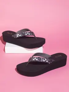 Inc 5 Embellished Open Toe Wedge Heels