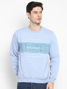Turtle Colourblocked Long Sleeve Regular Fit Cotton Pullover Sweatshirt