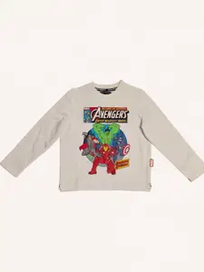 One Friday Boys Avengers Printed T-shirt