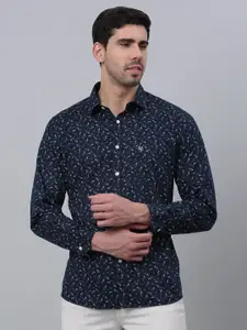 Cantabil Comfort Floral Printed Cotton Casual Shirt