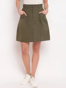 DressBerry High-Rise A-line Mini Skirt