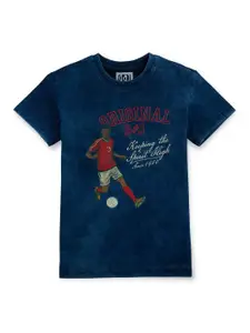 Gini and Jony Boys Graphic Printed Short Sleeves Cotton T-shirt