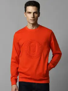 Louis Philippe Sport Typographic Printed Sweatshirt
