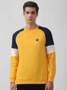 PETER ENGLAND UNIVERSITY Colourblocked Sweatshirt