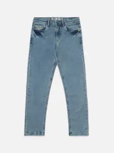 Allen Solly Junior Boys Clean Look Mid-Rise Slim Fit Jeans