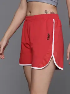 HRX by Hrithik Roshan Striped Training Rapid-Dry Sports Shorts