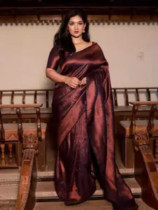 DIVASTRI Ethnic Motifs Woven Design Pure Silk Kanjeevaram Saree
