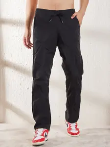 FUGAZEE Men Parachute Pleated Relaxed-fit Track Pants