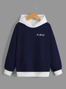 BAESD Boys Relaxed Fit Graphic Printed Hooded Fleece Pullover Sweatshirt