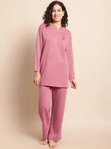 Aerowarm Women Pink Night suit