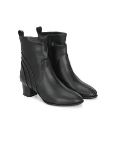 Delize Zippered Ankle Boots