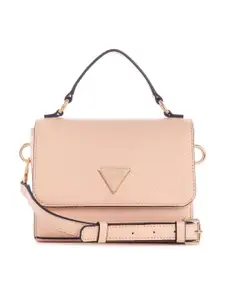GUESS Structured Satchel With Detachable Sling Strap