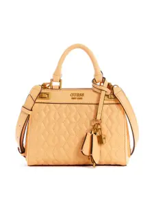 GUESS Structured Satchel with Quilted