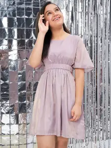 Stylo Bug Cut Out Fit And Flare Dress