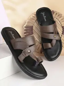 John Karsun Textured Comfort Sandals