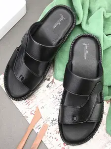 John Karsun Men Textured Comfort Sandals
