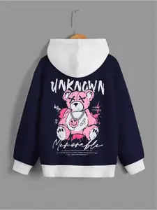 BAESD Boys Graphic Printed Hooded Fleece Sweatshirt