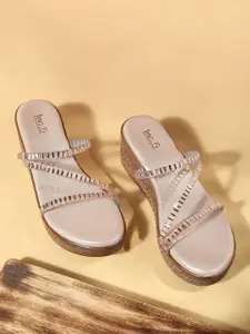 Inc 5 Ethnic Embellished Wedge Heels