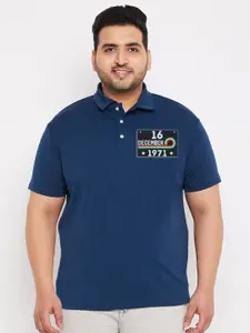 bigbanana Plus Size Short Sleeves Rapid-Dry Polo Collar T-shirt