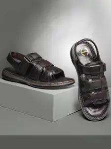 Liberty Textured Velcro Comfort Sandals