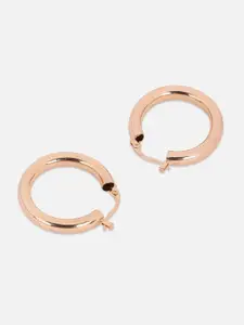 FOREVER 21 Gold-Plated Hoop Earrings