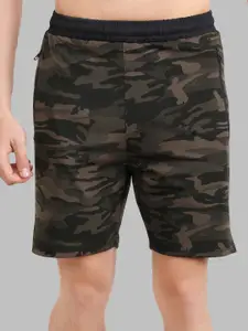 NEVER LOSE Men Camouflage Printed Dry-Fit Running Sports Shorts