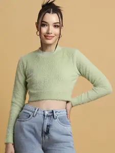 FOREVER 21 Women Green Pullover
