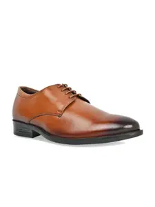 Regal Men Textured Leather Formal Derbys