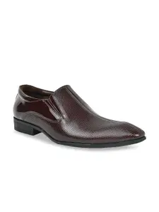 Regal Men Textured Leather Formal Slip-On Shoes
