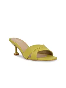 Rocia Green Stiletto Sandals