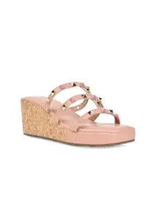 Rocia Pink Flatform Sandals