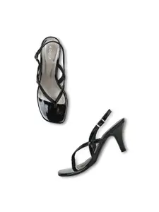 Rocia Black Stiletto Sandals